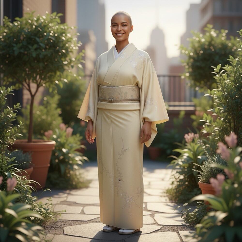 Japanese Silk Kimono, Traditional Japanese Kimono